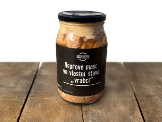 Vepřové maso ve vlastní šťávě 900 ml